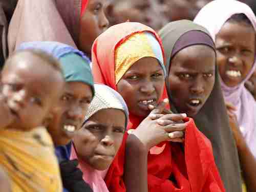 Somali refugees in the Dadaab refugee camp (Reuters)