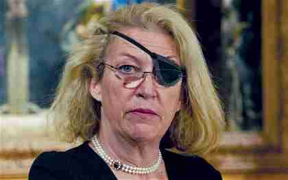 Marie Colvin. She lost her left eye while reporting on the Sri Lanka civil war in 2001